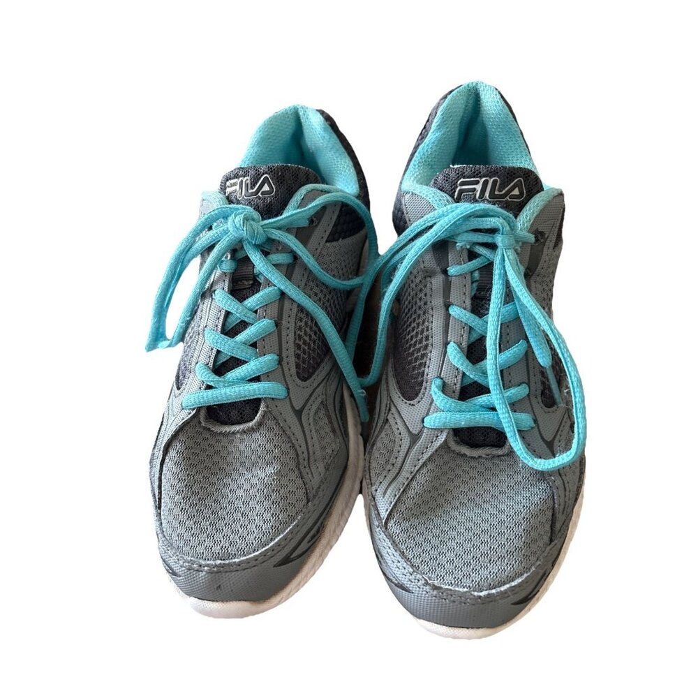 Fila Windshift 15 Gray Running Shoes Sneakers Womens Size 7-#55R2143-253